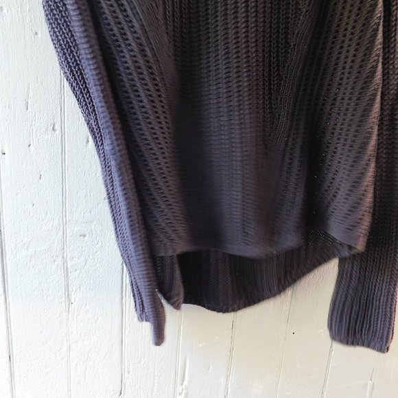 💎 Oversized Chunky Knit Black Sweater - Picture 7 of 8